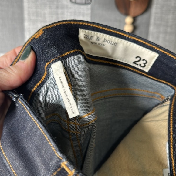 Nina High Rise Skinny Rag and Bone Jeans - Picture 8 of 8